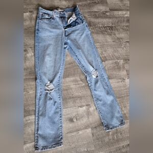 Signature by Levi Strauss Light Blue Straight Leg Jeans